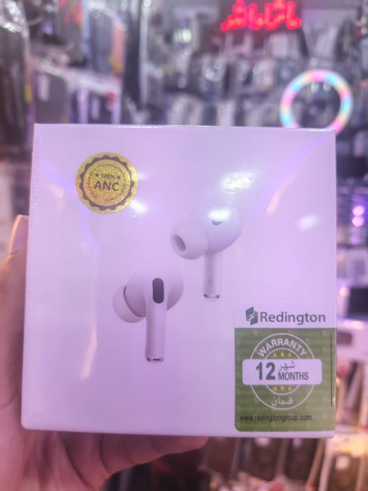 True wireless earbuds and charging case on a plain background